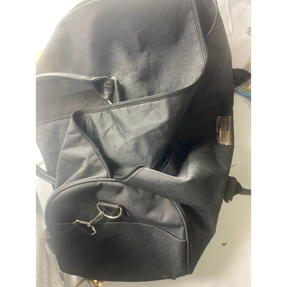 Prestige Black Duffle Bag Travel‎ Weekender Carry On Luggage